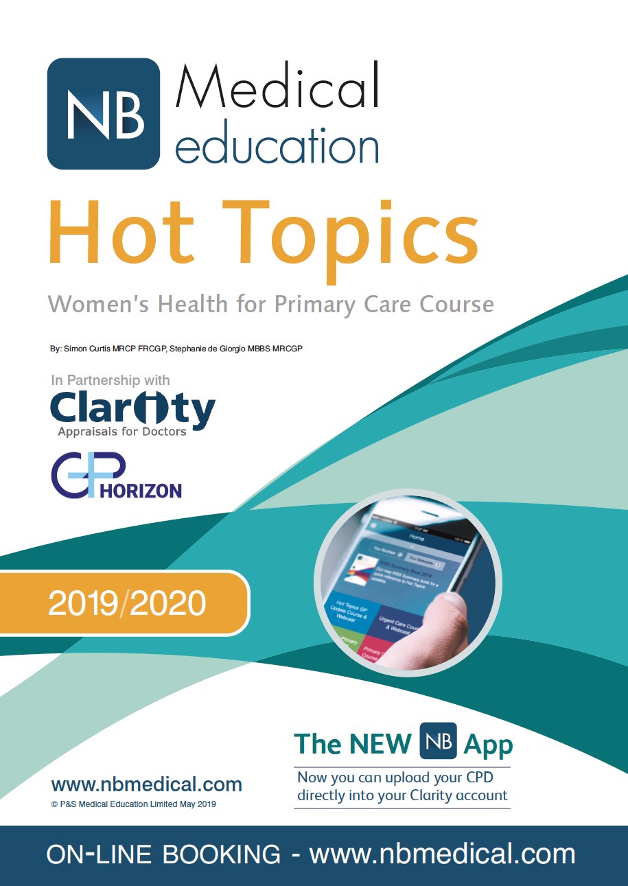 Hot Topics Women's Health for Primary Care 2019-2020 Booklet