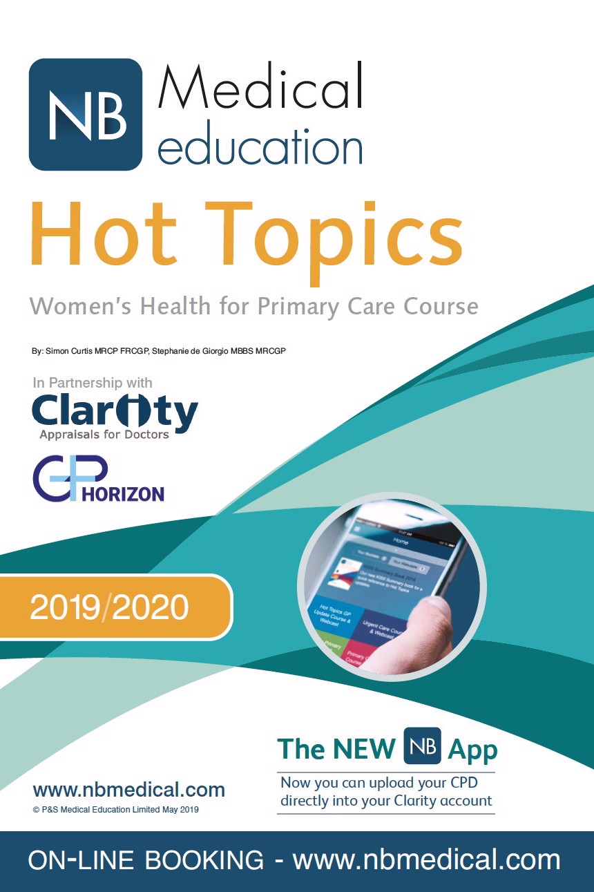 Hot Topics Women's Health for Primary Care 2019-2020 Booklet