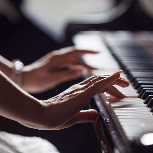 Piano lessons, and 5 ways to Wellbeing with Hot Topics delegates image