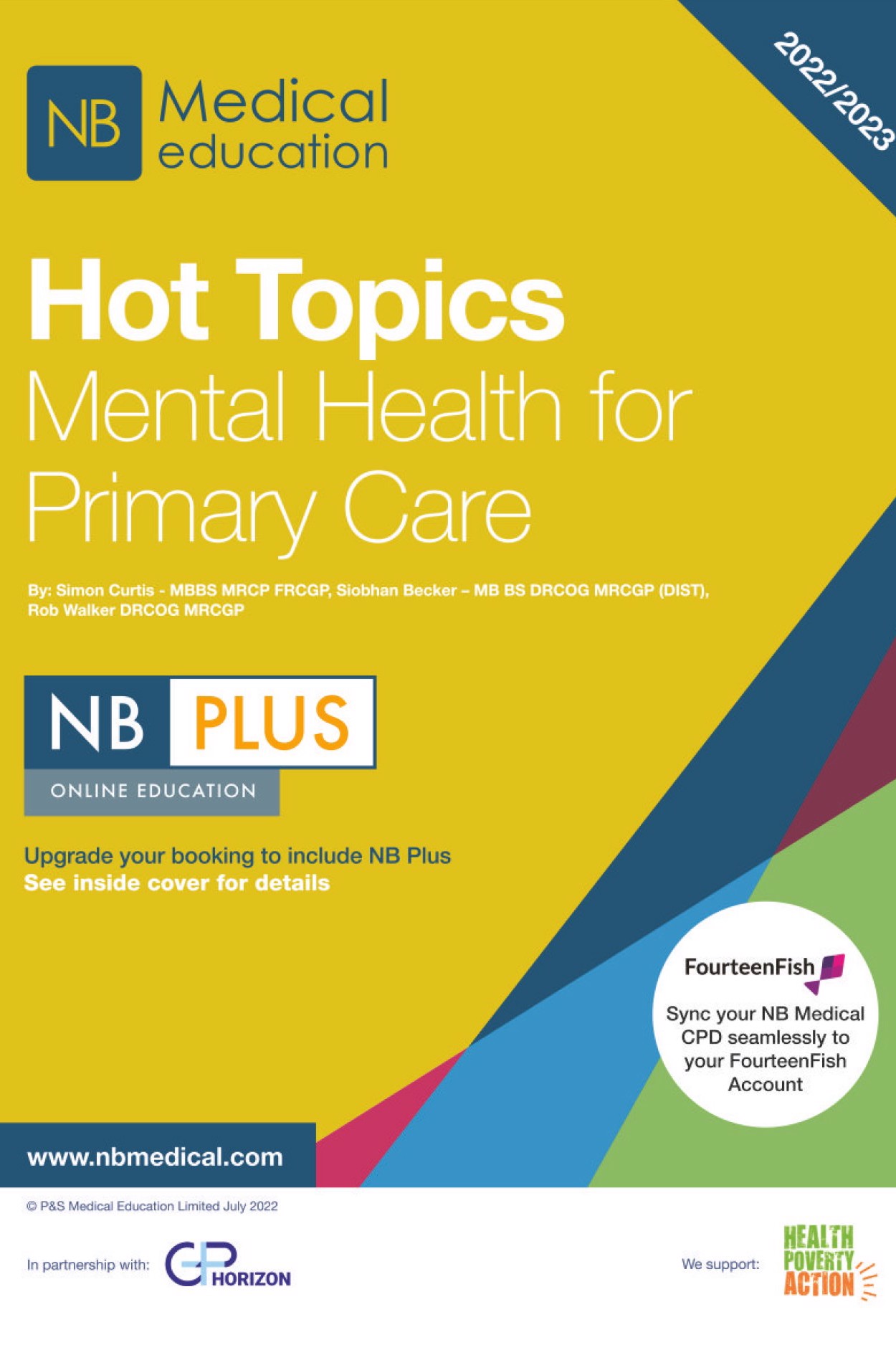 Hot Topics Mental Health in Primary Care 2022-2023 Booklet