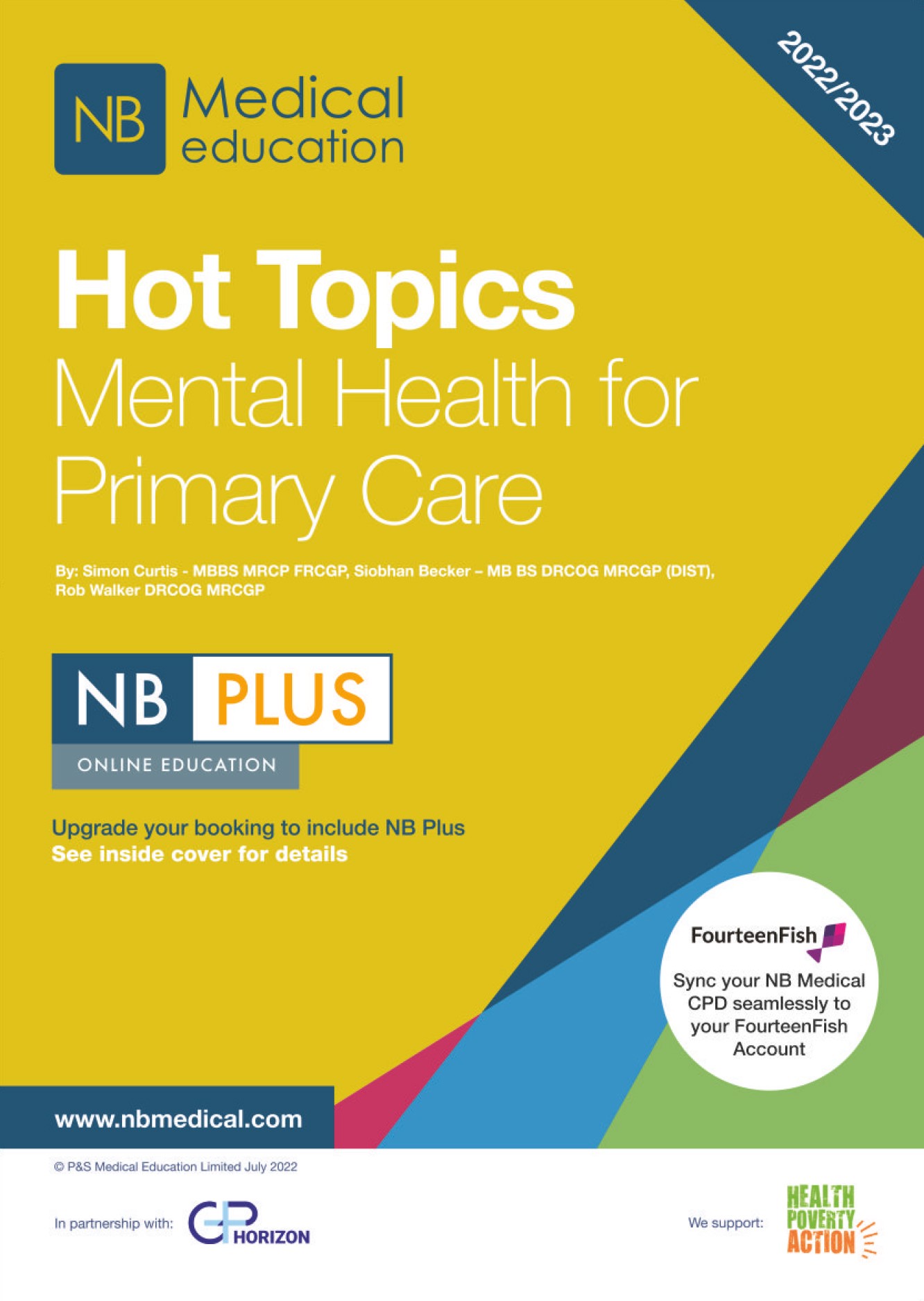 Hot Topics Mental Health in Primary Care 2022-2023 Booklet