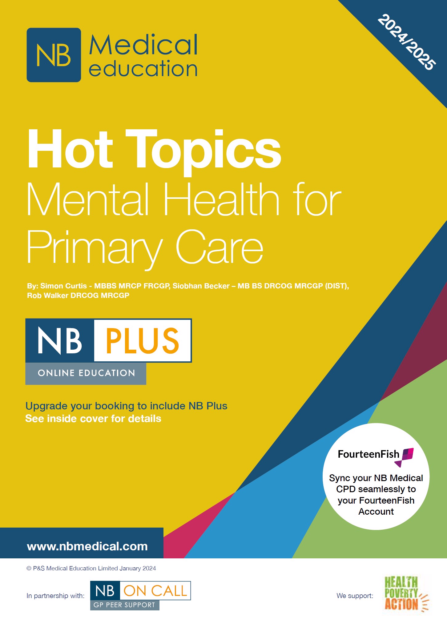Hot Topics Mental Health in Primary Care 2024-2025 Booklet
